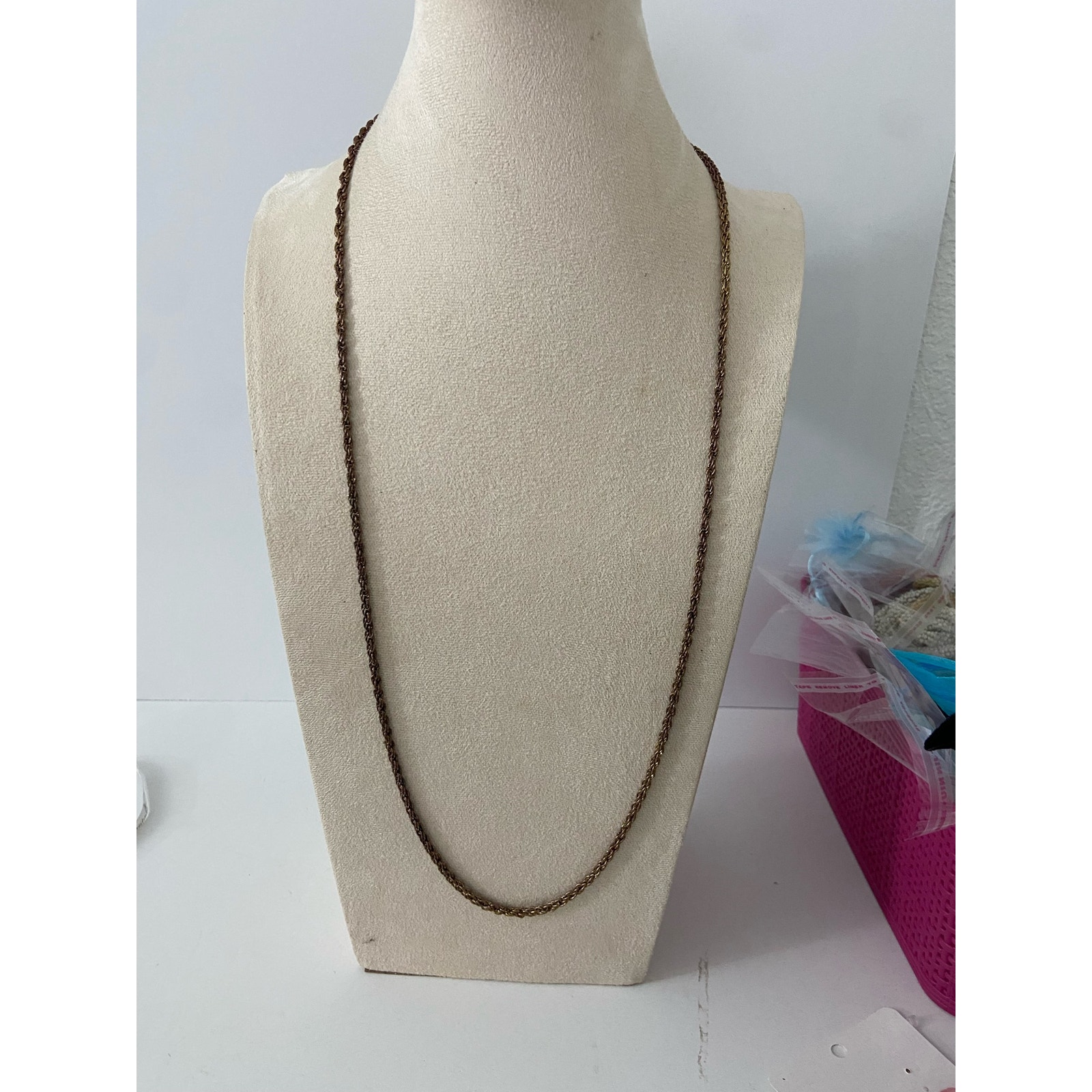 Long Rope Chain Necklace